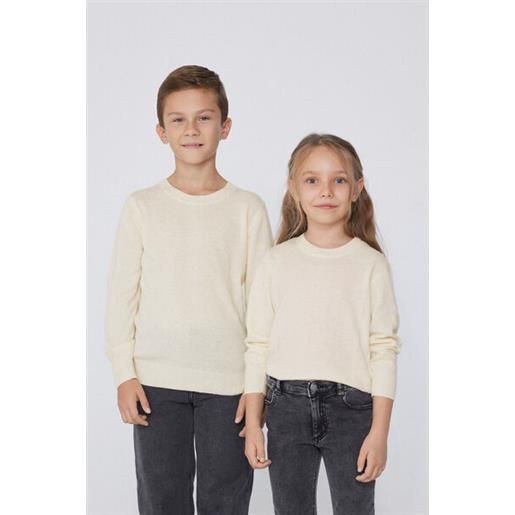 Tezenis maglia girocollo con lana bimbi unisex unisex avorio