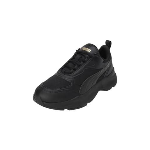 PUMA cassia, scarpe da ginnastica donna, puma black puma black puma team gold, 38.5 eu
