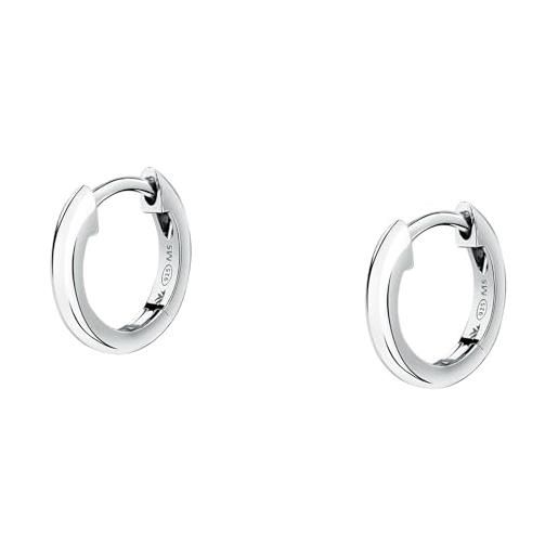 Morellato orecchini da donna in argento riciclato 925, collezione tesori saiw247, argento 925 riciclato
