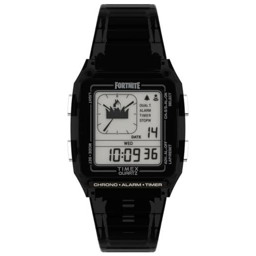 Timex orologio digitale al quarzo uomo con cinturino in plastica tw2w96500