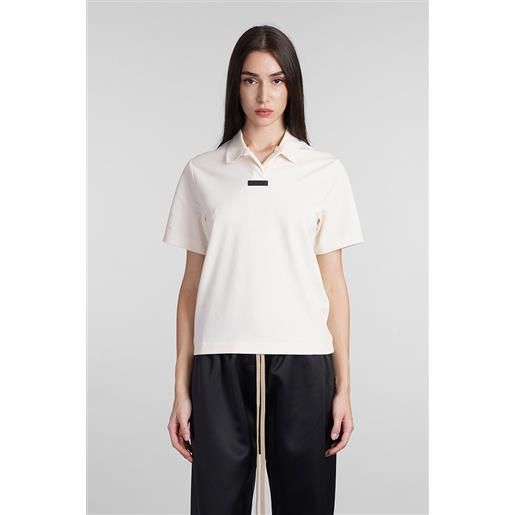 Fear of God Essentials polo in cotone beige