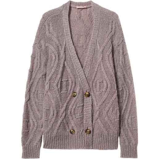 TWINSET cardigan doppiopetto - toni neutri