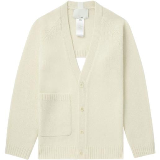 Tibi cardigan pesante - toni neutri