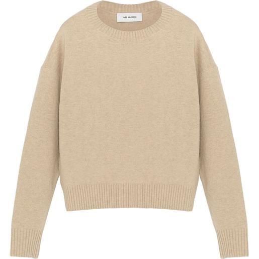 Yves Salomon maglione - toni neutri
