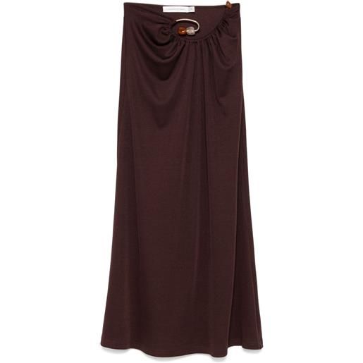 Christopher Esber gonna spiral crystal lunga - rosso