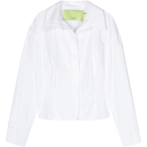 GAUGE81 camicia crop - toni neutri