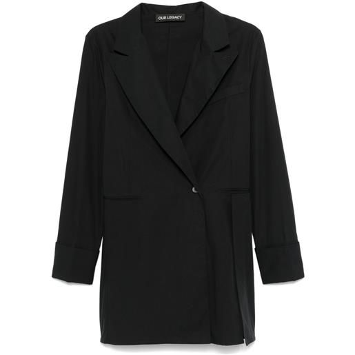 OUR LEGACY camicia blazer - nero