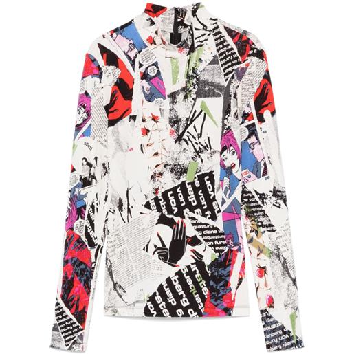 DVF Diane von Furstenberg top doha - toni neutri