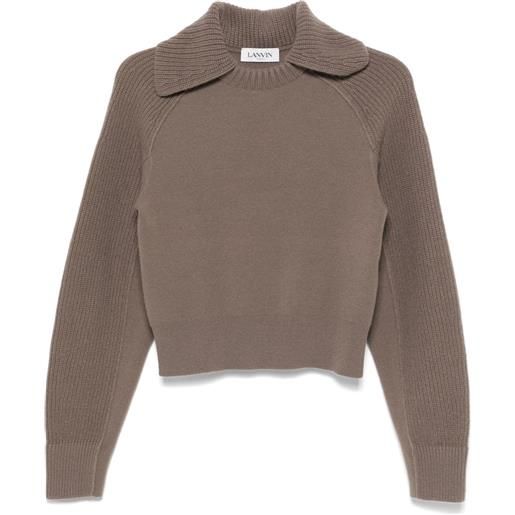 Lanvin maglione leggero - marrone