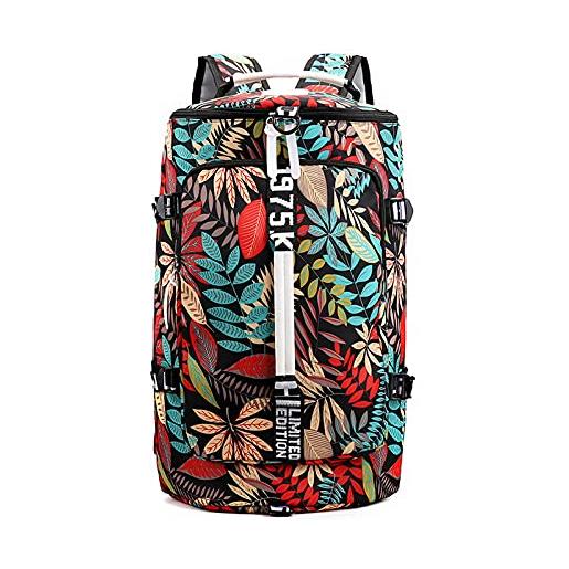 FANDARE borsone da viaggio borsone palestra sportiva borsa palestra borsa sportiva weekender donna uomo grande piscina palestra borsa a spalla borsa a tracolla laptop zaino