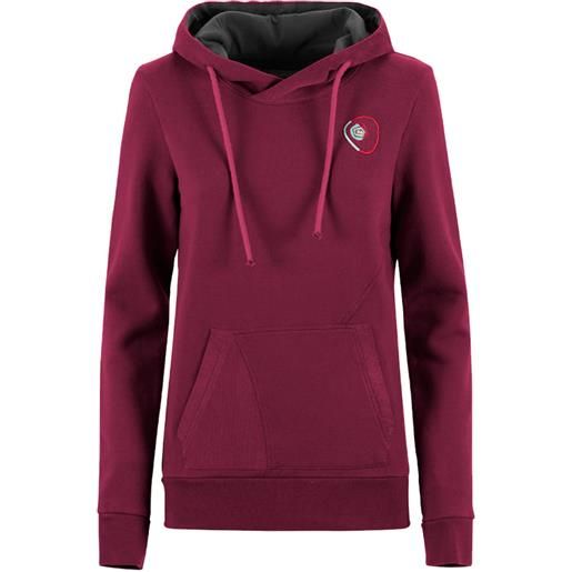 E9 felpa con cappuccio sula donna