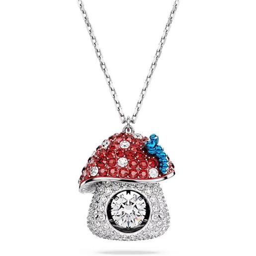 SWAROVSKI pendente alice in wonderland, fungo, placcato rodio 5682811