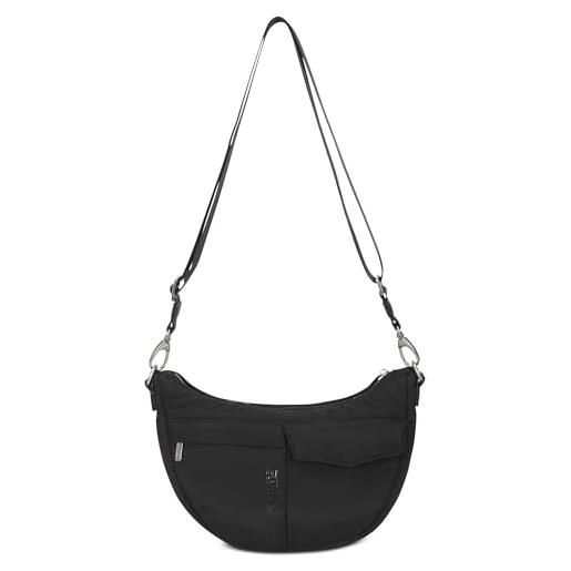 Borsa Hobo morbida con logo a mezzaluna Calvin Klein® | LV04F3427GUB1