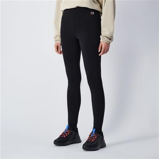 Champion leggings da donna con zip alla caviglia black