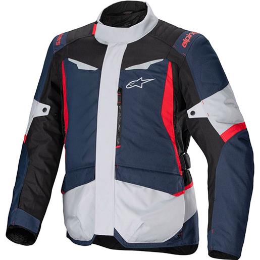 Alpinestars giacca uomo st-1 waterproof - 7093 dark blue/black/bright red