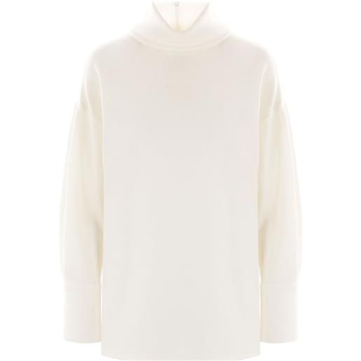 Alberto Biani blusa in crêpe de chine - toni neutri