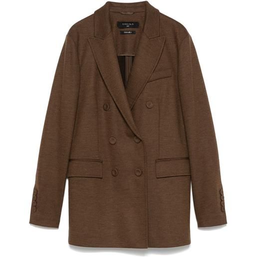 Circolo 1901 blazer doppiopetto - marrone