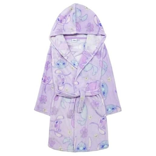 Disney Store vestaglia disney lilio e stitch per bambina in pile 3 anni con cappuccio 6892