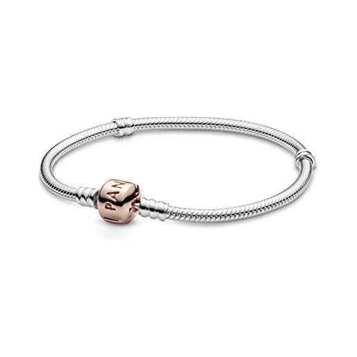 Pandora bracciale con charm donna argento - 580702-19