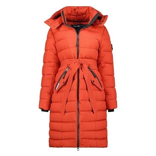 Geographical Norway cabima lady - giacca donna imbottita calda autunno-invernale - cappotto caldo - giacche antivento a maniche lunghe e tasche - abito ideale (blu marino s)