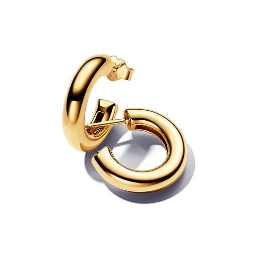 PANDORA essence orecchini a cerchio placcati in oro 14k