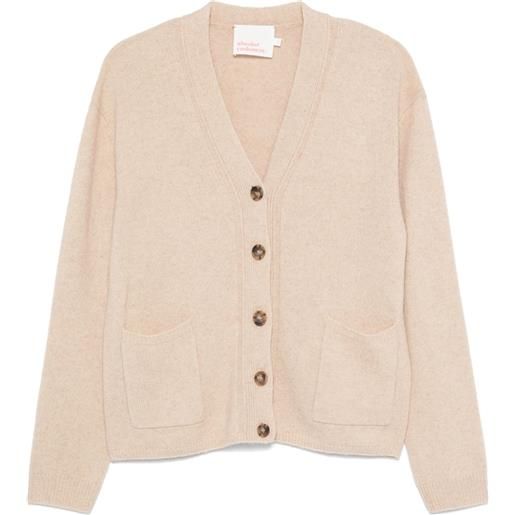 absolut cashmere cardigan shakespeare - marrone