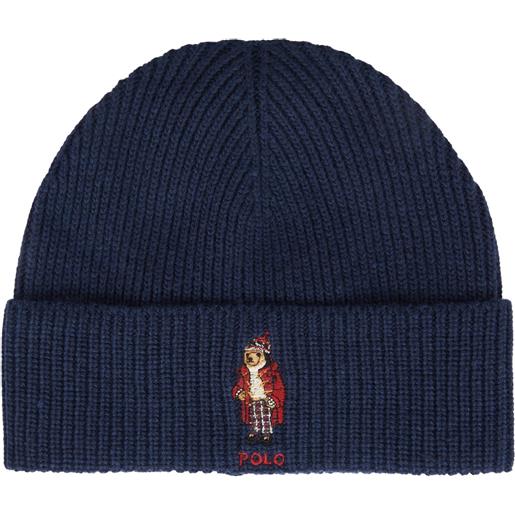 Ralph Lauren berretto polo Ralph Lauren holiday bear beanie navy