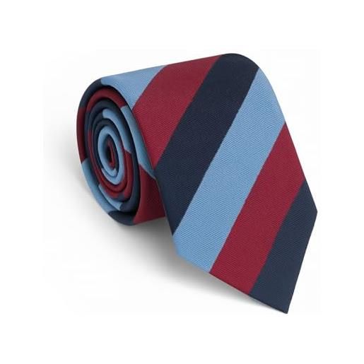 Remo Sartori - cravatta lunga extra lunga xl seta floreale, lunghezza da 155 cm a 175 cm, made in italy (lunghezza 175 cm, rosso)