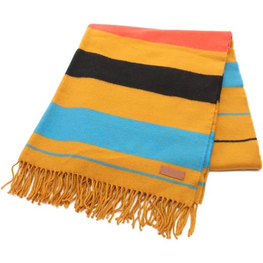 Hermès Pre-Owned - sciarpa neo rocabar stall anni 2010 - donna - cashmere - taglia unica - giallo