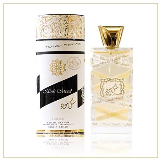 TAWAKKAL PERFUMES musk mood 100 ml eau de parfum spray unisex da lattafa