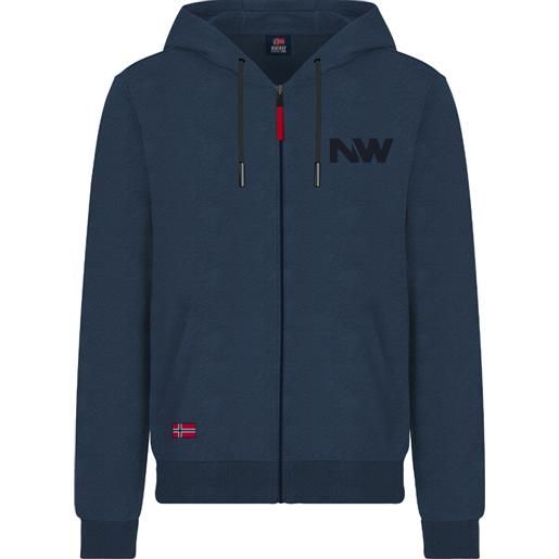 Scuola nautica italiana - felpa uomo polar fleece 849531 navy