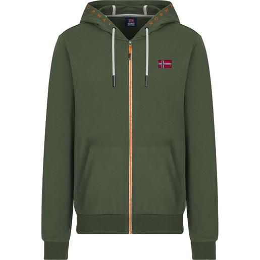 Scuola nautica italiana - felpa uomo 849455 army