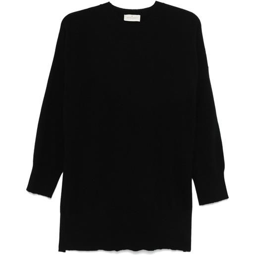 Bruno Manetti maglione a coste - nero