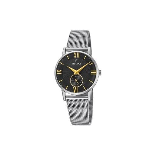 Festina Orologio Donna Analogico Pelle Blu