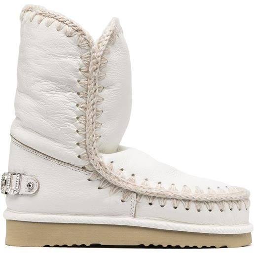 Mou stivali da neve con decorazione - bianco