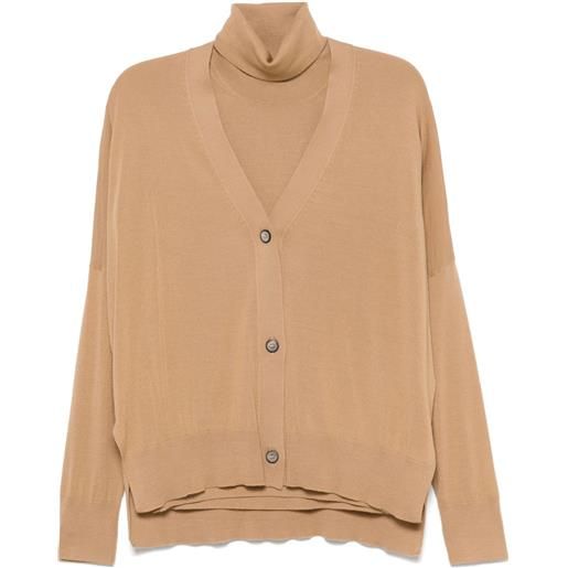 Blanca Vita set cardigan - marrone