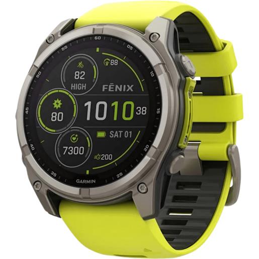 GARMIN fenix 8 solar 51mm saph bare ti/graph/y orologio gps multisport