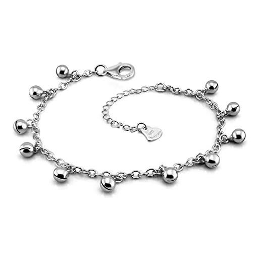 SAGA GIOIELLI® Bracciale Uomo A Catena In Acciaio Inox Lunghezza 19,5