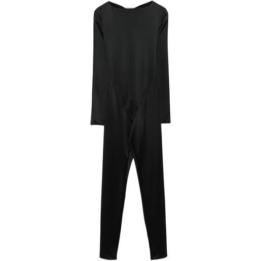 Maison Close tuta intera french kiss a maniche lunghe - nero