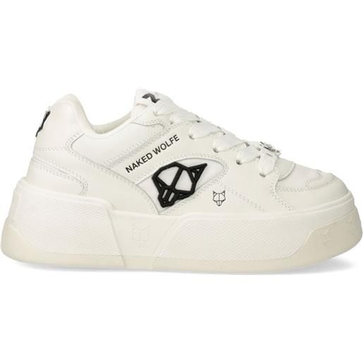 NAKED WOLFE sneakers crash - bianco
