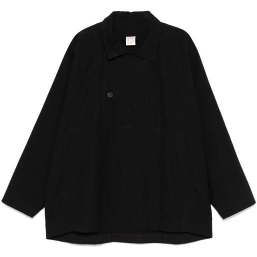 Jan Jan Van Essche giacca-camicia in twill - nero