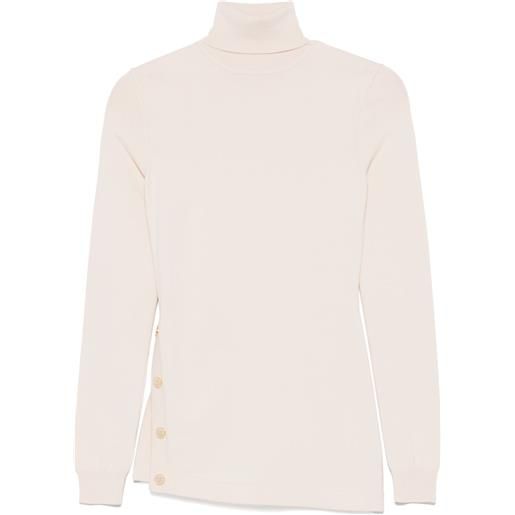 Elisabetta Franchi maglione con borchie - rosa