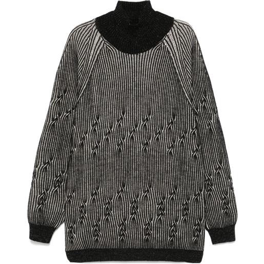 Jan Jan Van Essche maglione a collo alto - grigio