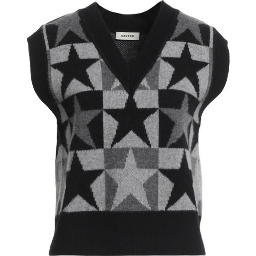 SANDRO - maglia gilet