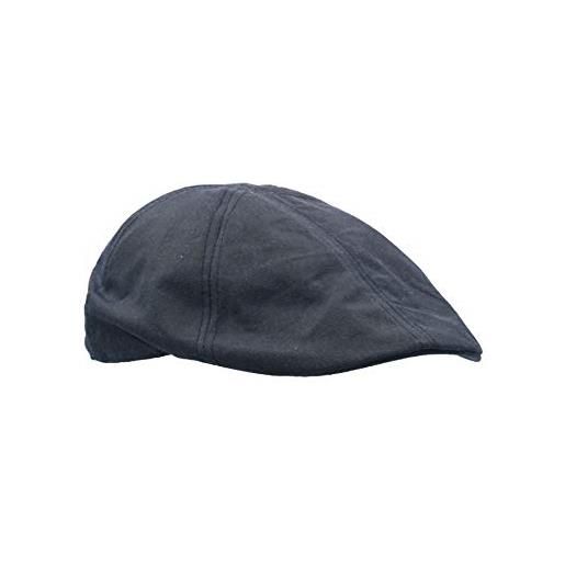 WALKER AND HAWKES walker & hawkes - cappellino cerato con visiera, unisex, per la campagna bleu marine 61 cm xxl