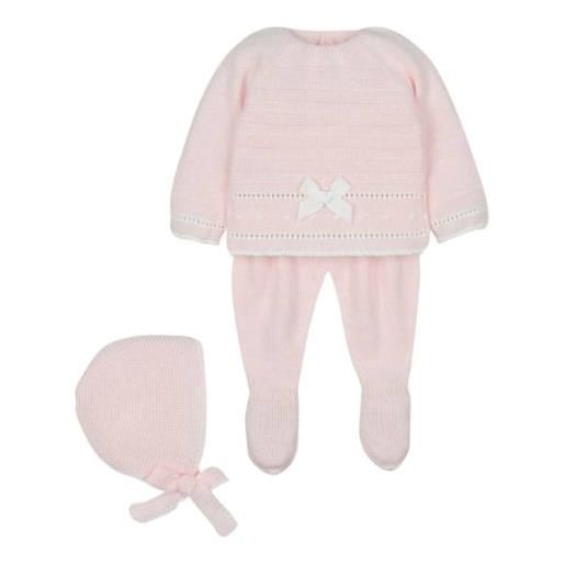 Mac Illusion completo nascita neonato in misto lana - nastro