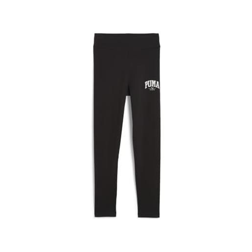 PUMA PUMA squad high-waist leggings g - calzamaglia ragazze, PUMA black, 681782