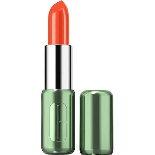 Clinique pop longwear lipstick flame pop - shine 3.9g