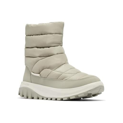 Columbia women's snowtrot mid snow boot, grey green dark stone, 38 eu