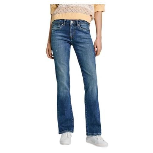 Pepe Jeans bootcut lw pl204732 jeans, blu (denim-hv4), 34w / 32l donna